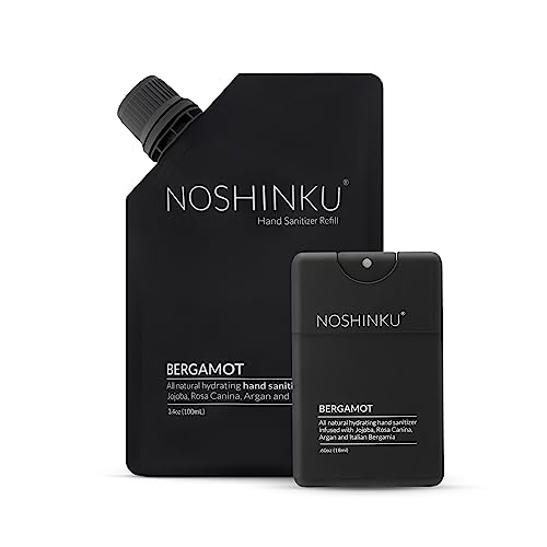 Noshinku Pocket Hand Sanitizer Refill Kit (Lavender) - Bergamot