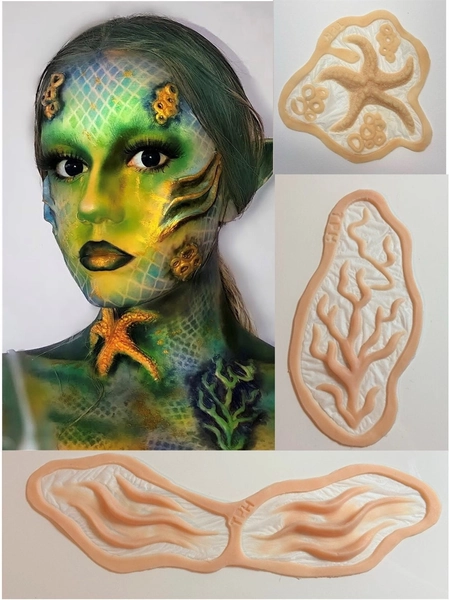 The Small Mermaid Collection | SFX Make Up | Silicone Prosthetics