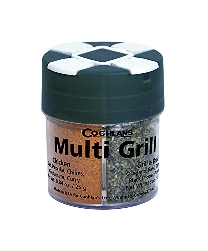Coghlan's Multi-Grill Spice and Herb Assortment Shaker - 4 Spices and Herbs