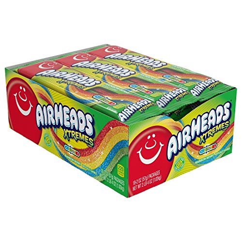 Airheads Xtremes Sour Belts 2 oz., 18 ct. (pack of 3) A1 - Sour