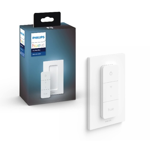 Philips Hue Dimmer Switch V2 - Draadloze Schakelaar - Dimschakelaar - Slimme Schakelaar voor Hue