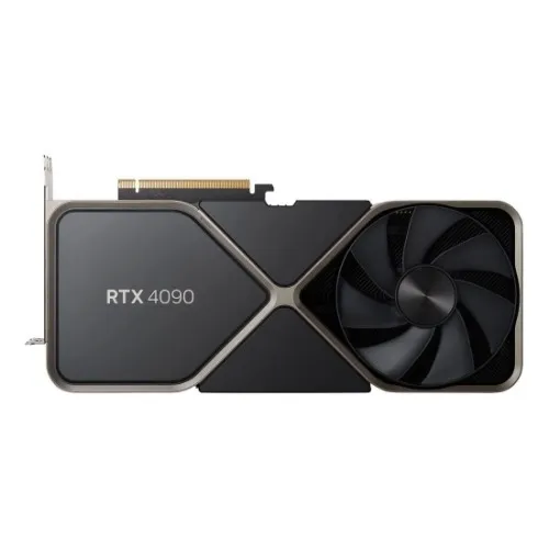 NVIDIA GeForce RTX 4090 Founders Edition grafische kaart 24GB GDDR6X - Titanium en Zwart