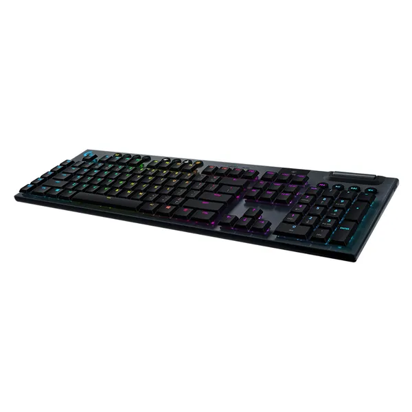 Logitech G915 LIGHTSPEED RGB Mechanical Gaming Keyboard, Low Profile GL Tactile Key Switch, LIGHTSYNC RGB, Advanced LIGHTSPEED Wireless and Bluetooth Support - Linear - Full Size G915 Linear Wireless