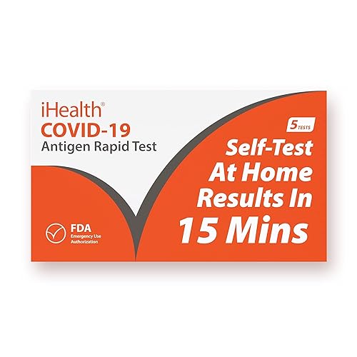iHealth COVID-19 Antigen Rapid Test [Box of 5 Tests)