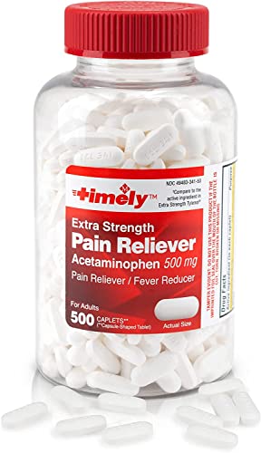 Generic Extra Strength Acetaminophen (Tylenol)- 500 Caplets