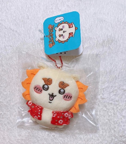 Shisa Chiikawa Okinawa Plush Keychain