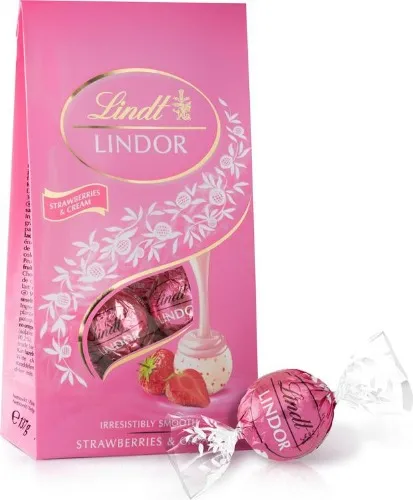 Lindt Lindor strawberries & cream 