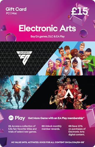 EA Gift Card 15 £ | PC/Mac Code - PC/Mac Code - 15 GBP