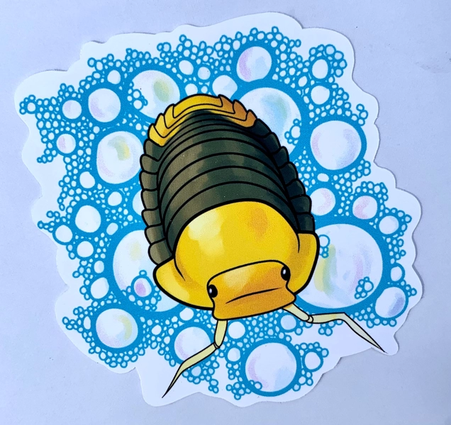 Cubaris Rubber Ducky Isopod Sticker
