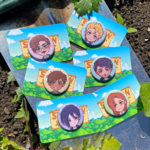 Stardew Valley Bachelor Badges