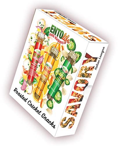 Mini-Kickers Flavored Edible Crickets - Gift Box, 3.0 Count