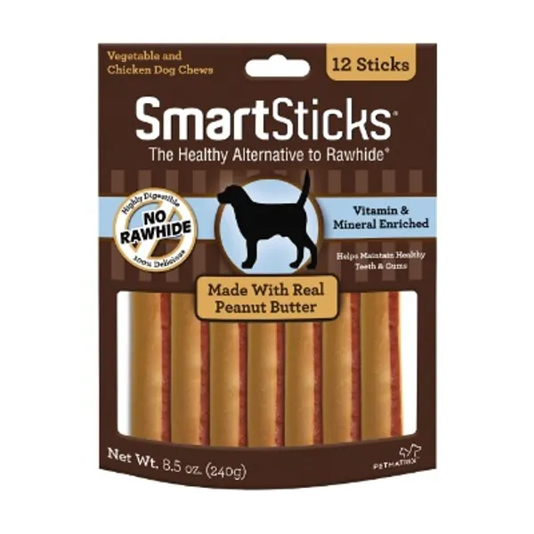 SmartBones SmartSticks, Treat Your Dog to a Rawhide-Free Chew Made with Real Meat and Vegetables