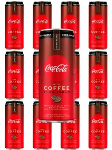 Coffee Coca cola coffee zero dark blend,total 12 cans,12 fl oz,total 144 fl oz