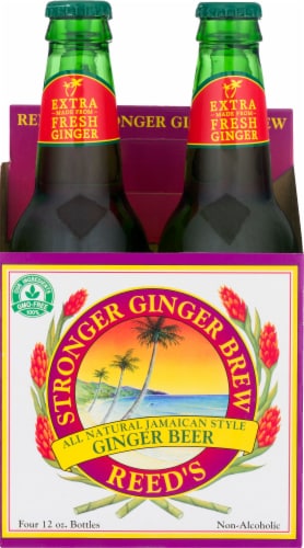 Kroger - Reed's Stronger Non-Alcoholic Ginger Beer, 4 bottles / 12 fl oz