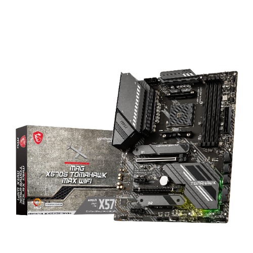 MSI MAG X570S Tomahawk WiFi Motherboard (AMD AM4, DDR4, PCIe 4.0, SATA 6Gb/s, M.2, USB 3.2 Gen 2, AC Wi-Fi 6, HDMI, ATX) - MAG X570S TOMAHAWK MAX WIFI