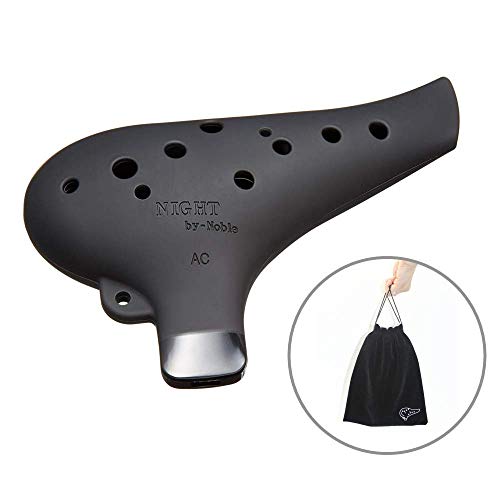 NIGHT by Noble, Plastic Ocarina AC Tone Black
