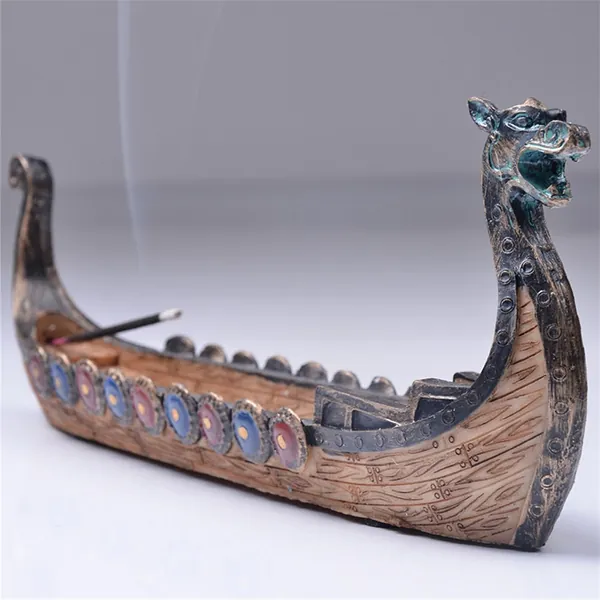 Valhalla's Redolence Viking Ship Incense Holder