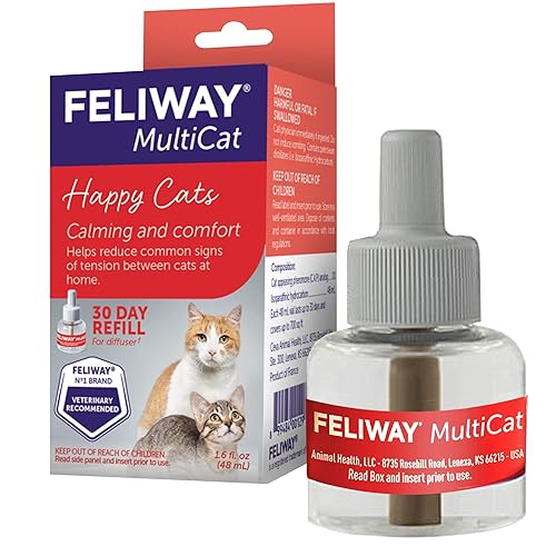 FELIWAY MultiCat Calming Pheromone, 30 Day Refill - 1 Pack - 1 Pack