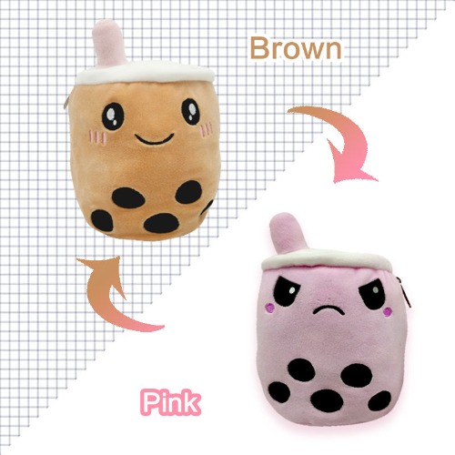 Reversible Bubble Tea Plush Toy - Picture