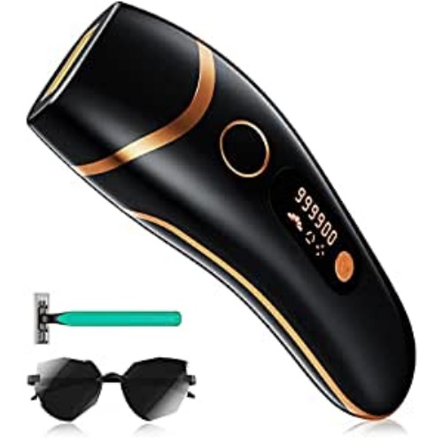Laser Hair Removal for Women Men, Permanent IPL Hair Removal Device, Whole body Hair Remover As Fast As 15 Minutes, 999,900 Flashes