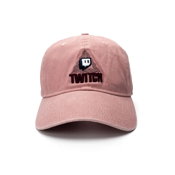 Twitch Baseball Hat - Dusty Pink