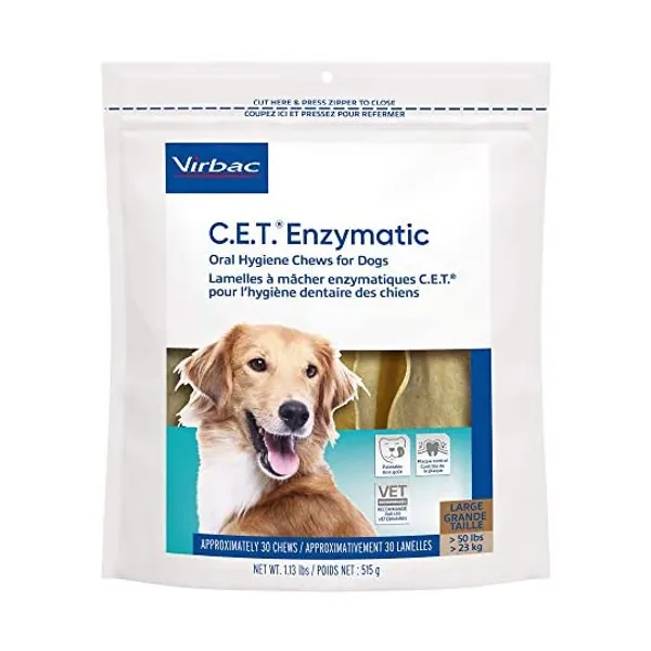 
                            Virbac CET Enzymatic Oral Hygiene Chews for Dogs
                        