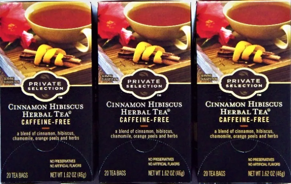 Private Selection Cinnamon Hibiscus Herbal Tea 3 Pack