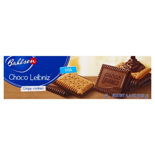Bahlsen Choco Leibniz Milk Cookies - Leibniz Butter Biscuits topped with a thick layer of European Chocolate -4.4 Ounce (Pack of 2) - Choco Leibniz Milk Chocolate 4.4 Ounce (Pack of 2)