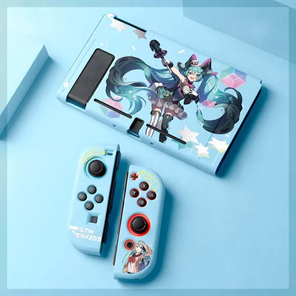 Miku Switch Case Soft TPU Protective Cover Miku Lover Gifts - D