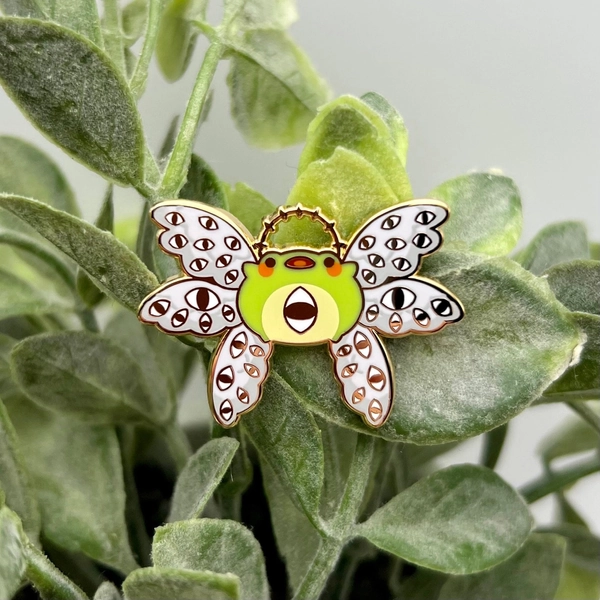 Biblically Accurate Frog Pin