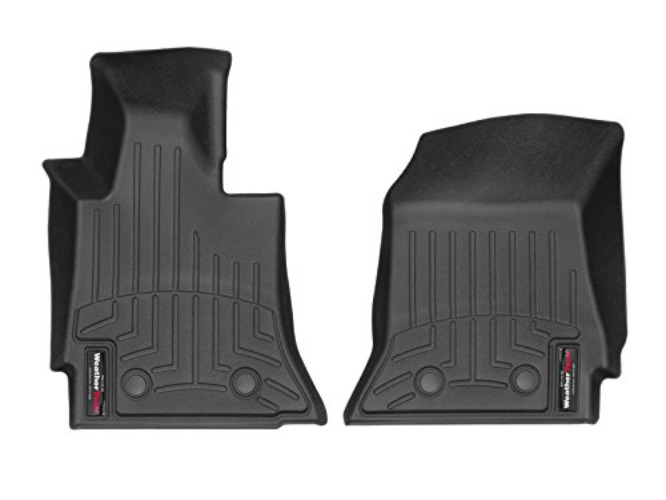 WeatherTech Custom Fit FloorLiner for Chevrolet Corvette - 1st Row (Black)