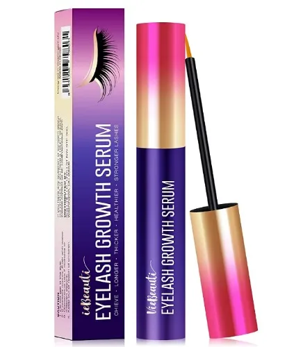 Premium Eyelash Growth Serum and Eyebrow Enhancer by VieBeauti, Lash Boost Serum for Longer, Fuller, Thicker Lashes & Brows (3ML)
