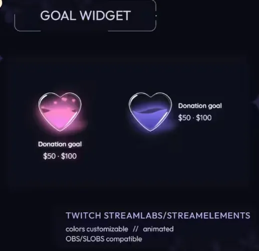Goal widget | Heart 