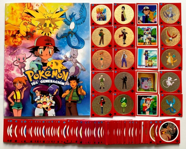 ALBUM POKEMON 1st GENERATION EG - STICKER ALBUM + Full Set 200/200 PERU 2023