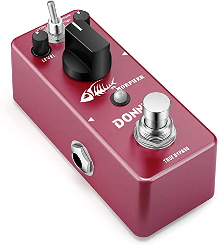Donner Distortion Guitar Pedal, Morpher Distortion 3 Modes Natural, Tight, Classic Crunch 80s Metal for Electric Guitar True Bypass - Red Distortion
