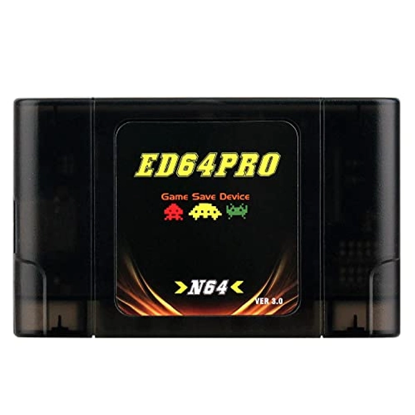 OSTENT ED64 Pro Game Save Device Cartridge 8GB TF Card Adapter for Nintendo 64 N64 Console