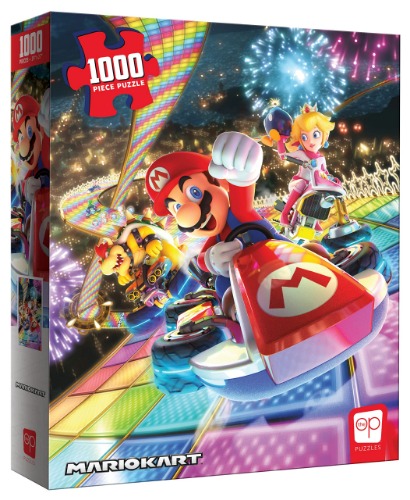 USAopoly Mario Kart Rainbow Road 1000-Pieces Puzzle
