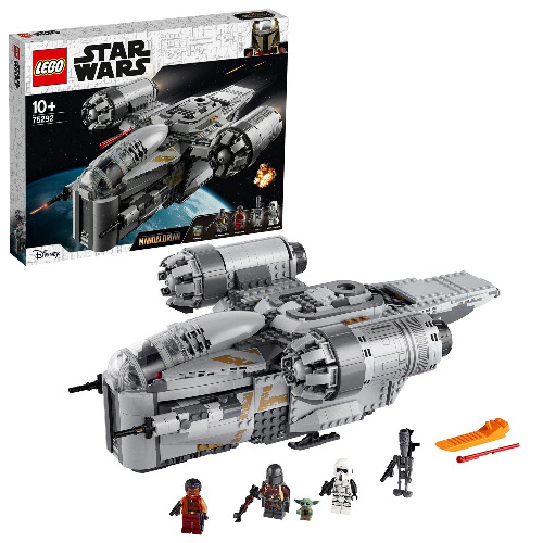 LEGO 75292 Star Wars The Mandalorian Kopfgeldjäger Transporter Raumschiff Spielzeug mit dem Kind als Minifigur - Single
