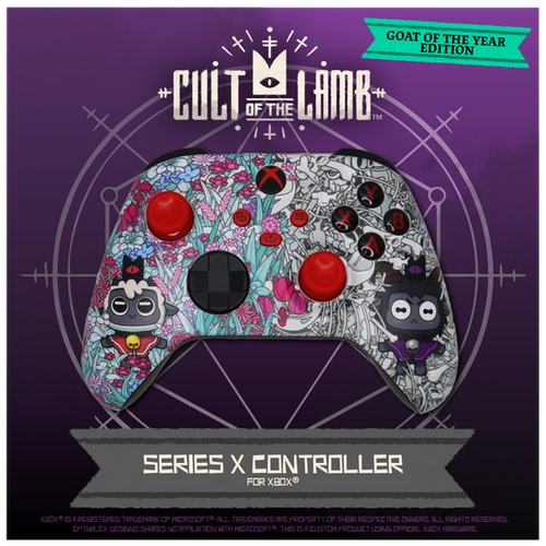 Cult of the Lamb Licensed Controller for Xbox - Goat of the Year Second Edition