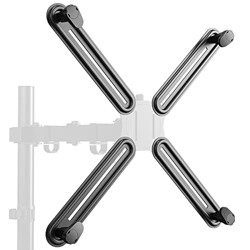 PUTORSEN® VESA Adapter für 13“- 27“ Zoll LED OLED LCD PC-Monitore, ohne VESA Bohrungen Tischhalterung für Monitorhalterungen VESA 75x75 bis 100x100 mm, Max. Belastung 8kg