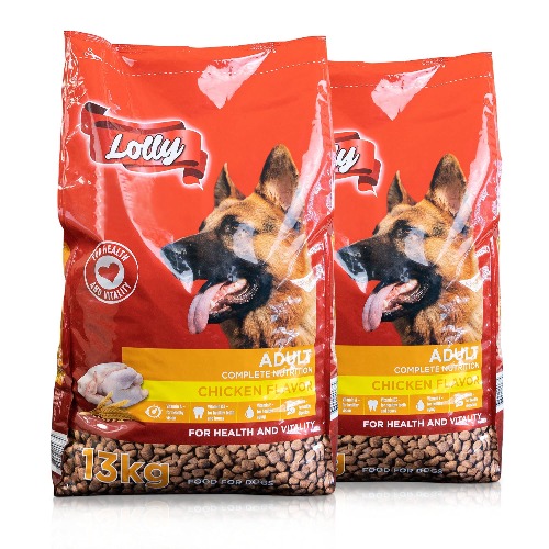 My Happy Pets Lolly Hundefutter mit Huhn Doppelpack 26 KG