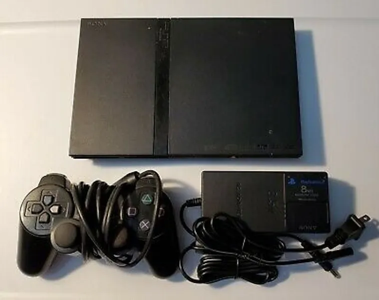Sony PlayStation 2 PS2 Slim - Console Bundle - 70012 - NO AV CABLES - TESTED  | eBay