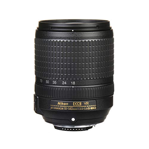 Nikon AF-S DX 18-140mm f/3.5-5.6G ED VR Lens - Black - Single