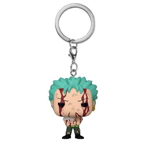 Funko POP! Keychain: OP - Roronoa Zoro - One Piece - Collectable Vinyl Mini Figure Novelty Keyring - Stocking Filler - Gift Idea - Official Merchandise - Anime Fans - Minifigure
