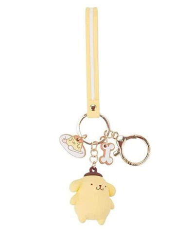 Cute Kawaii Accessories Anime Keychain Adorable Keychain Keyring Key Purse Handbag Car Charms - Pompompurin