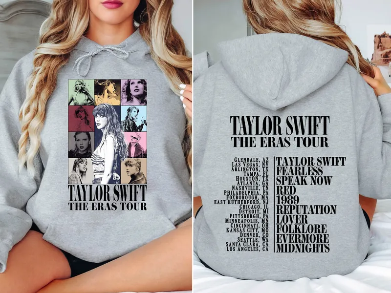 Two Sided Eras Tour Concert Hoodie, Swiftie Merch, Eras Tour Movie Shirt, Reputation Era Inspired Shirt, Swifties Fan Gifts, Eras Tour Dupe