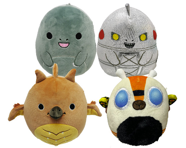 8'' Squishmallow Godzilla set of 4 characters - Godzilla, Mothra, Mecha and Rodan | Default Title