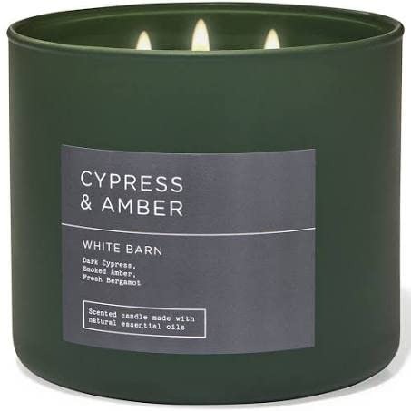 Cypress & Amber Candle