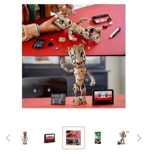 LEGO GROOT for building on stream!