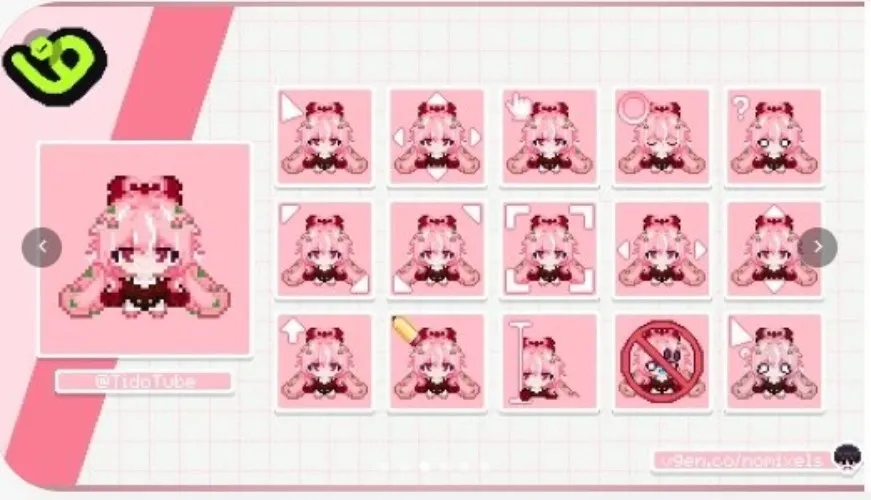 Smol mouse cursor pack